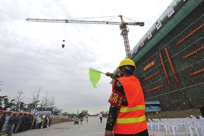 苏州第二图书馆主体结构封顶 将成为北部地标性文化设施